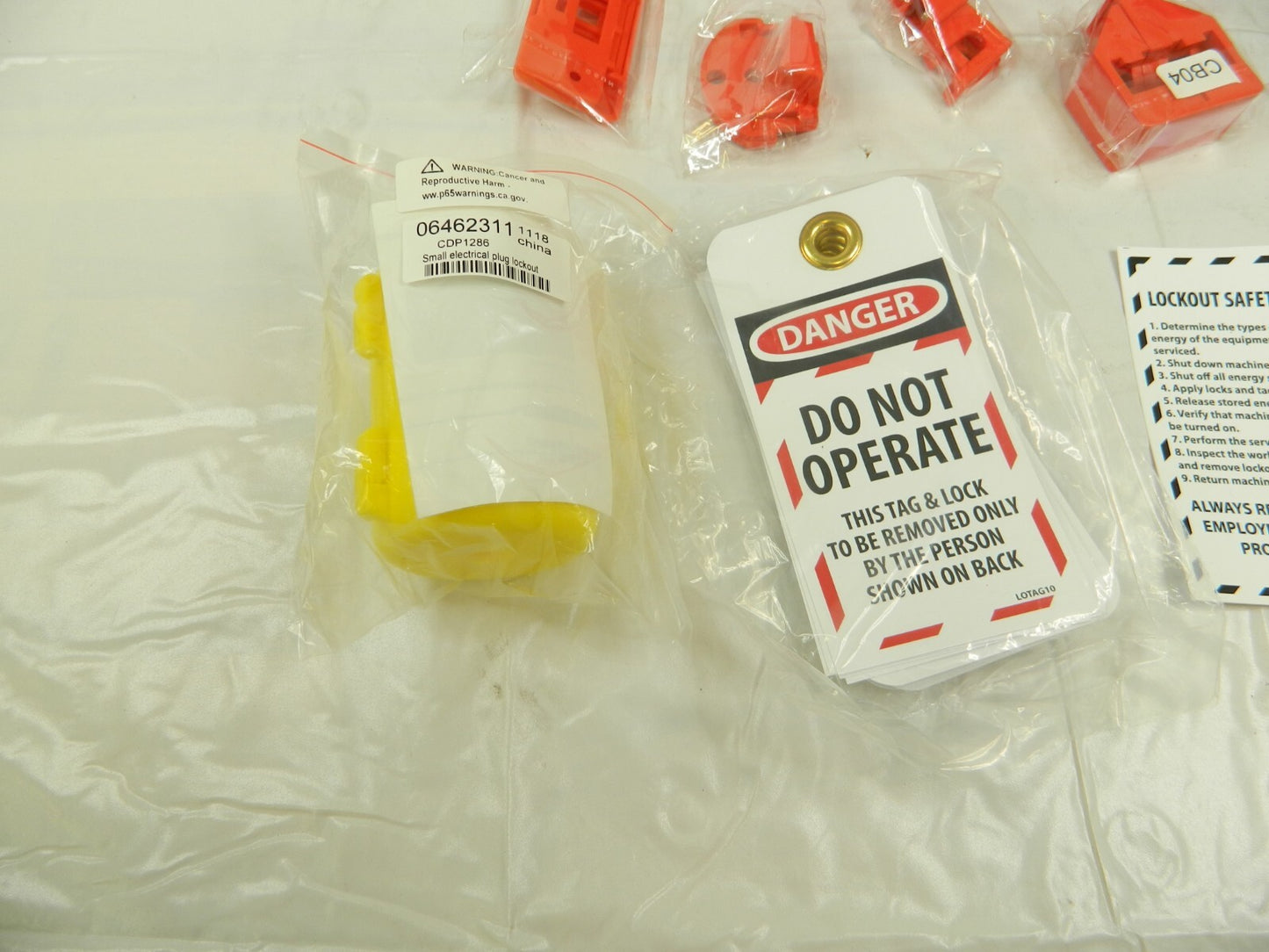 NMC 18 Piece Electrical Lockout Kit Keyed Differently, Comes in Pouch BLOK3