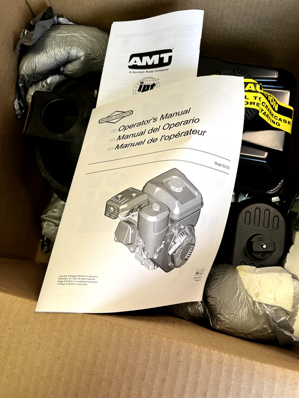 AMERICAN MACHINE 3.5 HP, 3,600 RPM 2 Port Size 3/8 Solids Handling Self Priming