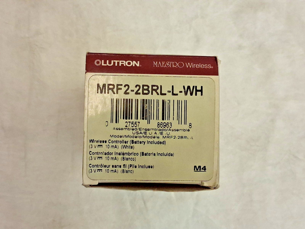 Lutron Electronics White Wireless Controller MRF2-2B-L-WH