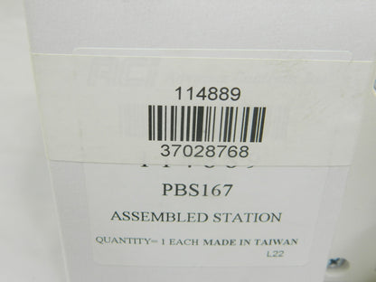 ACI Push-Button Control Station: Maintained, NO/NC, Emergency Stop 114889