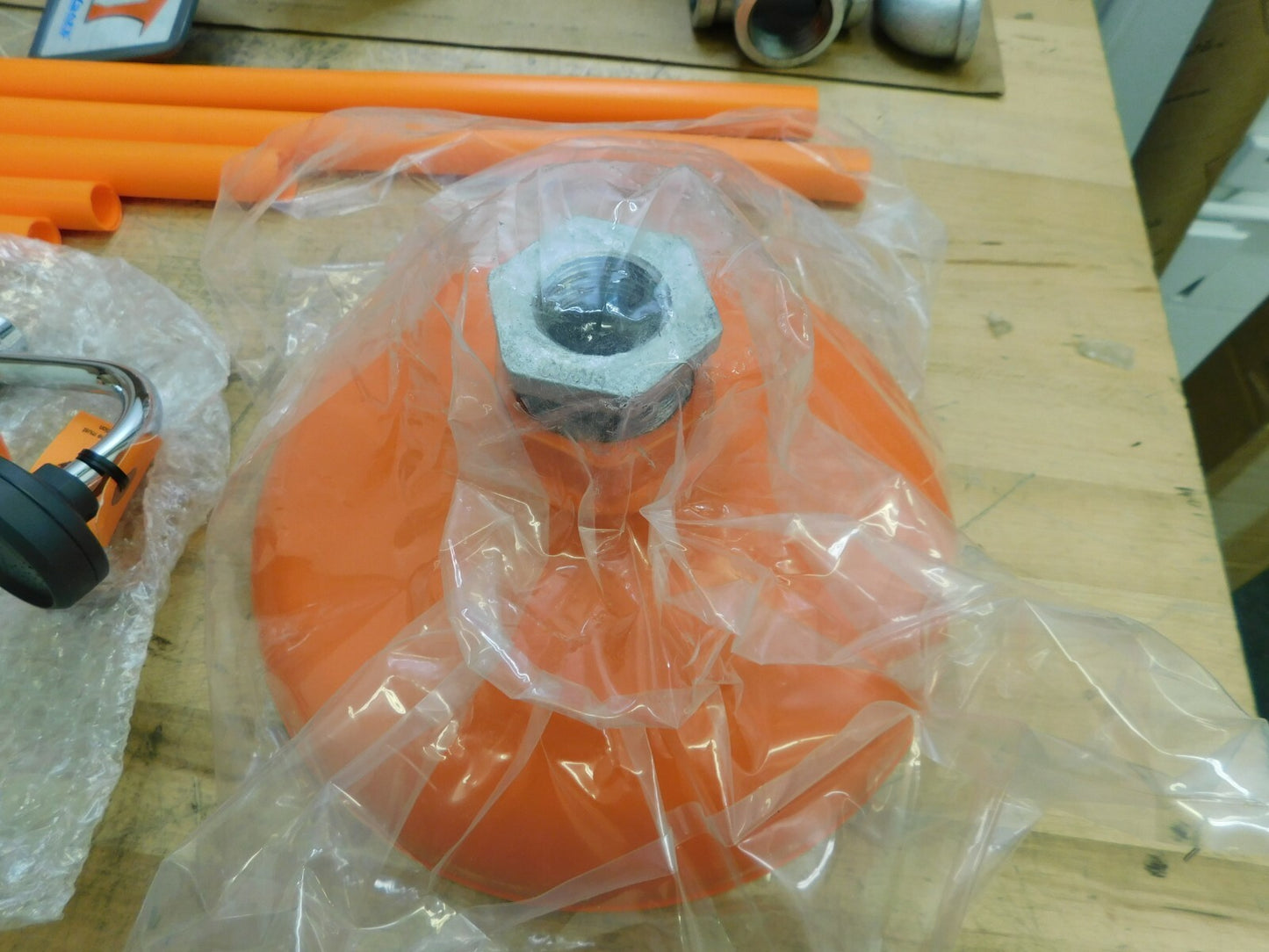 PRO-SAFE Eye &amp; Face Wash Station 1-1/4" Inlet 20 GPM Shower Flow 862054