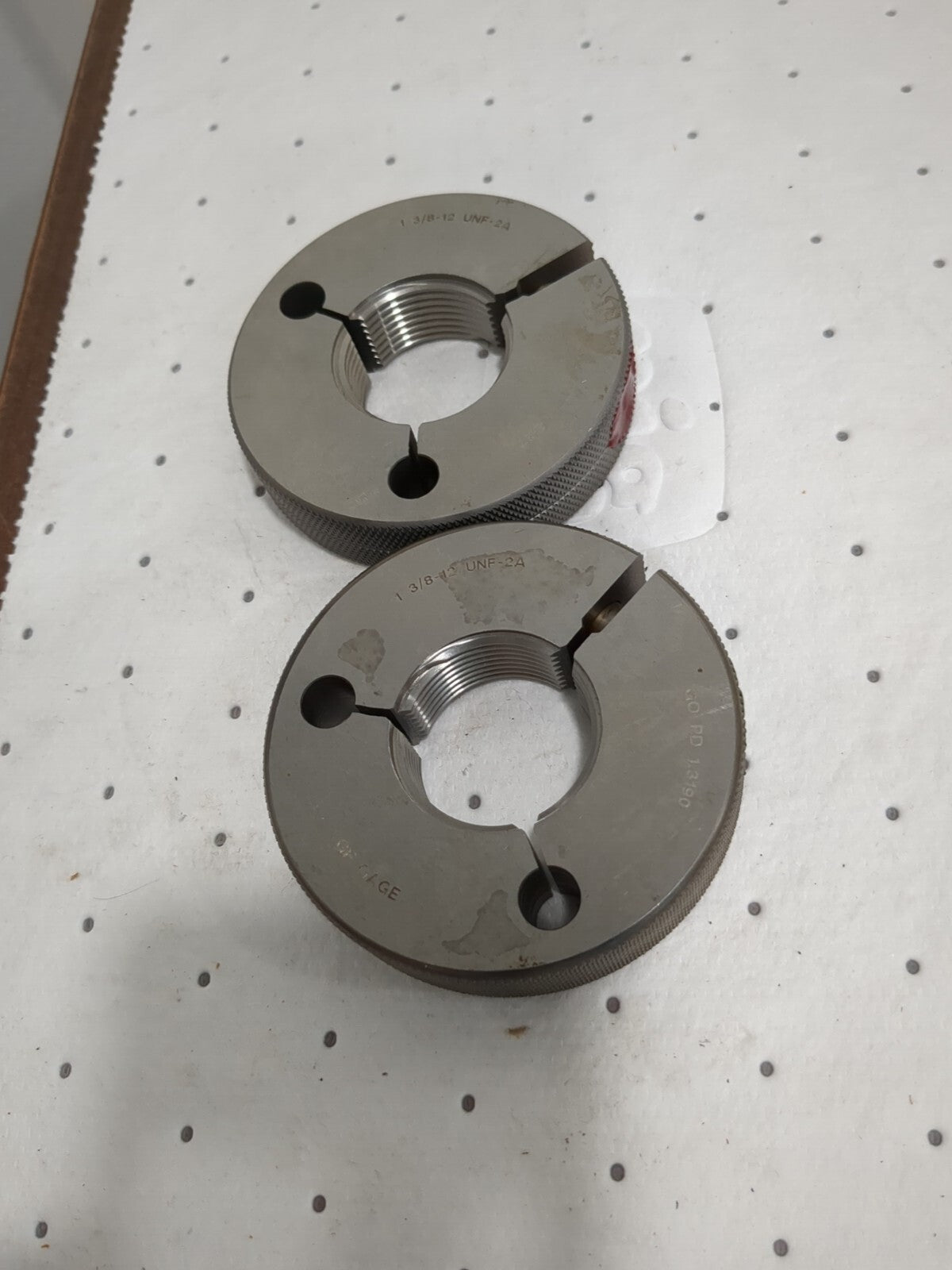 GF GAGE Threaded Ring Gage 1-3/8-12 Thread UNF Class 2AGo&No Go R1375122AS