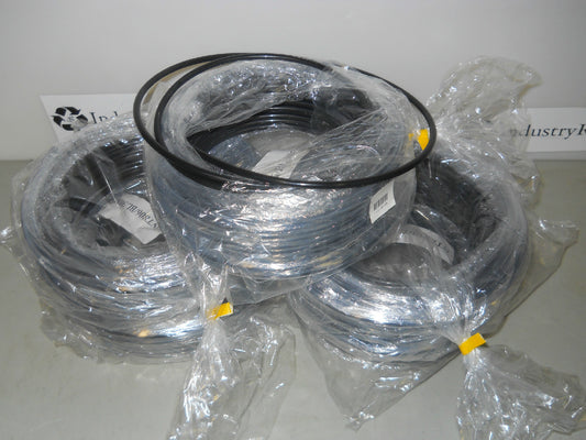 #Nt806 6mm Od 5.5mm Id x 30m Medium Gauge Flexible Black Nylon Tube, Lot of 5