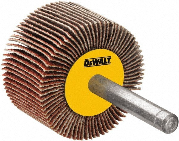 DeWALT Mounted Flap Wheel 2" Dia 1" Face Width 60 Grit DAFE1F0610