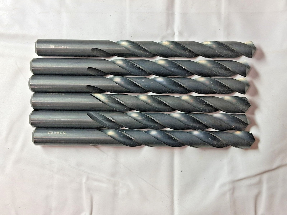 Hertel Screw Machine Drill Bits HSS QTY6 3/8" (0.3750) Dia 118 deg 61699203