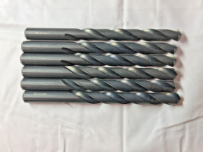 Hertel Screw Machine Drill Bits HSS QTY6 3/8" (0.3750) Dia 118 deg 61699203