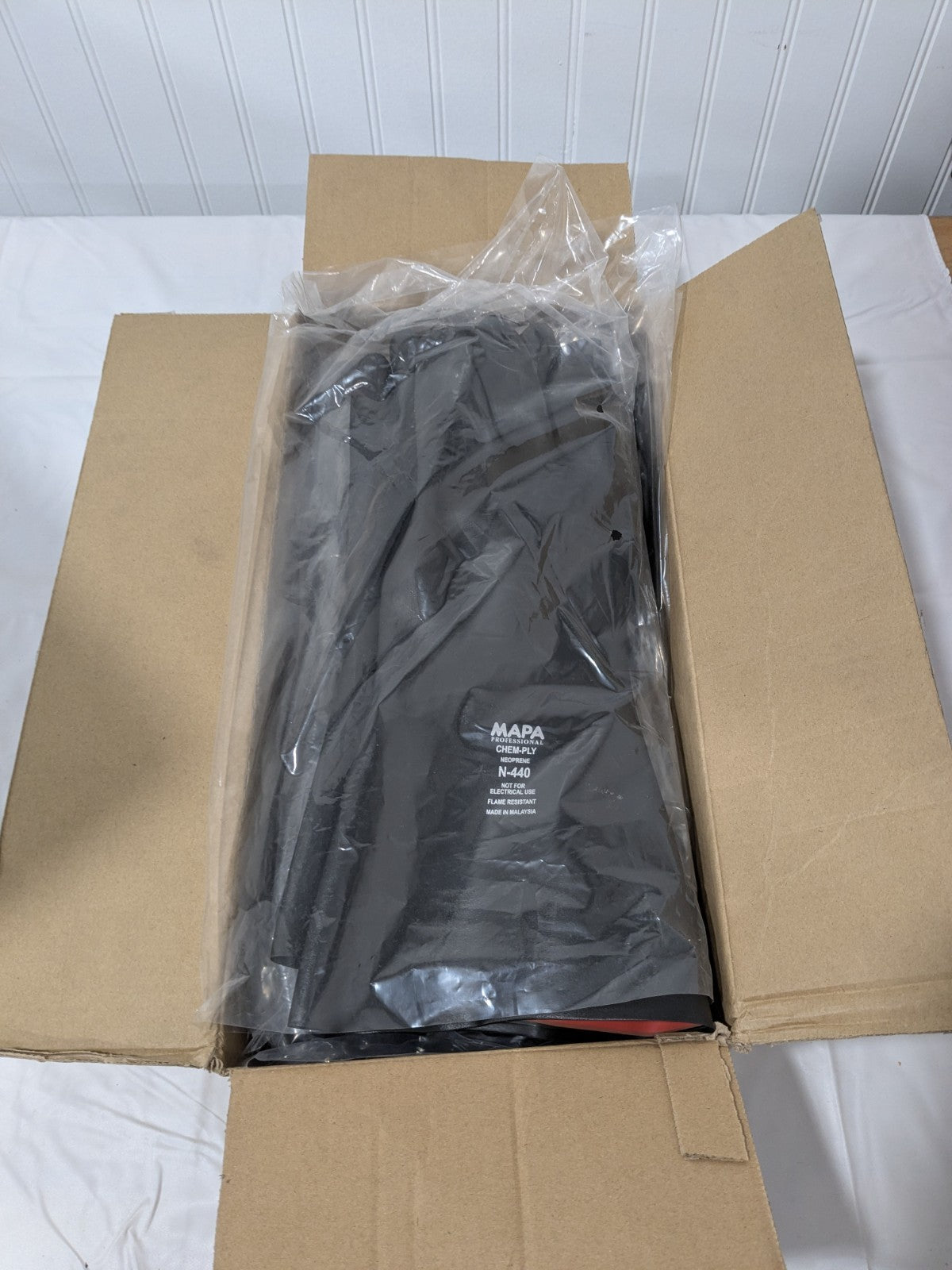 MAPA Chemical Resistant Gloves: Stanzoil Sz L, 30.00 mil, (5 Pairs) 407959