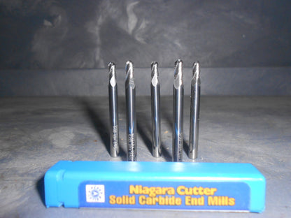 Niagara Cutter 55850 5/32" x 3/16" x 5/16" x 2" 4F Spiral RH
