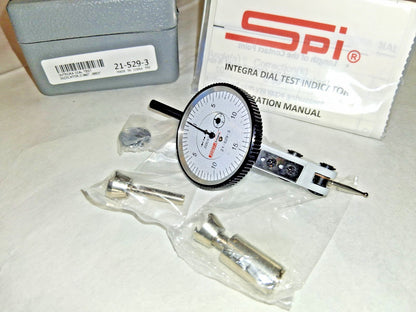 SPI Dial Test Indicator 0 to 0.0600" 0-15-0 0.0008" Accuracy 21-529-3