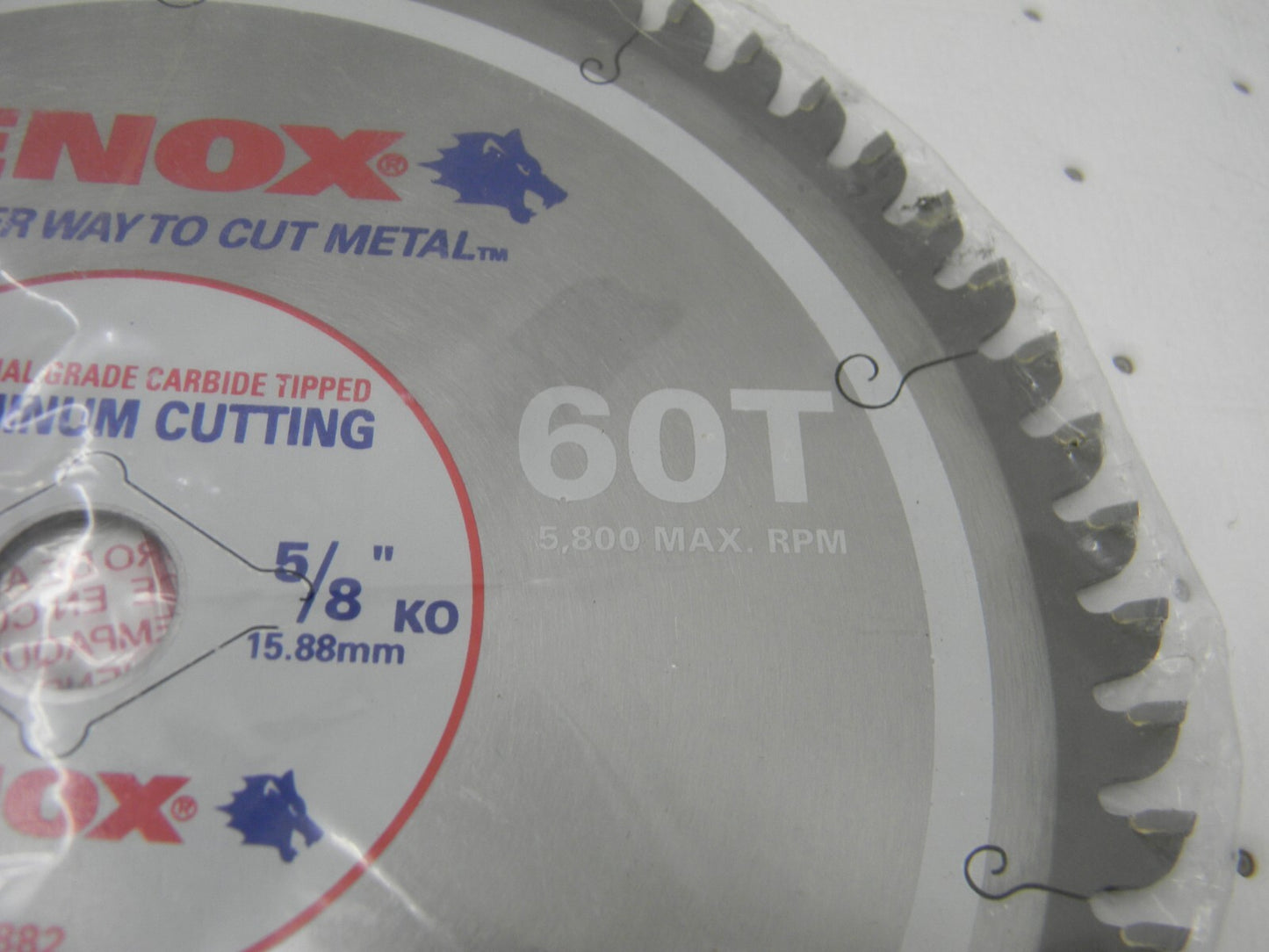 ENOX 7-1/4 Diam, 5/8 Arbor Hole Diam, 60 Tooth  Saw Blade 21882AL714060CT