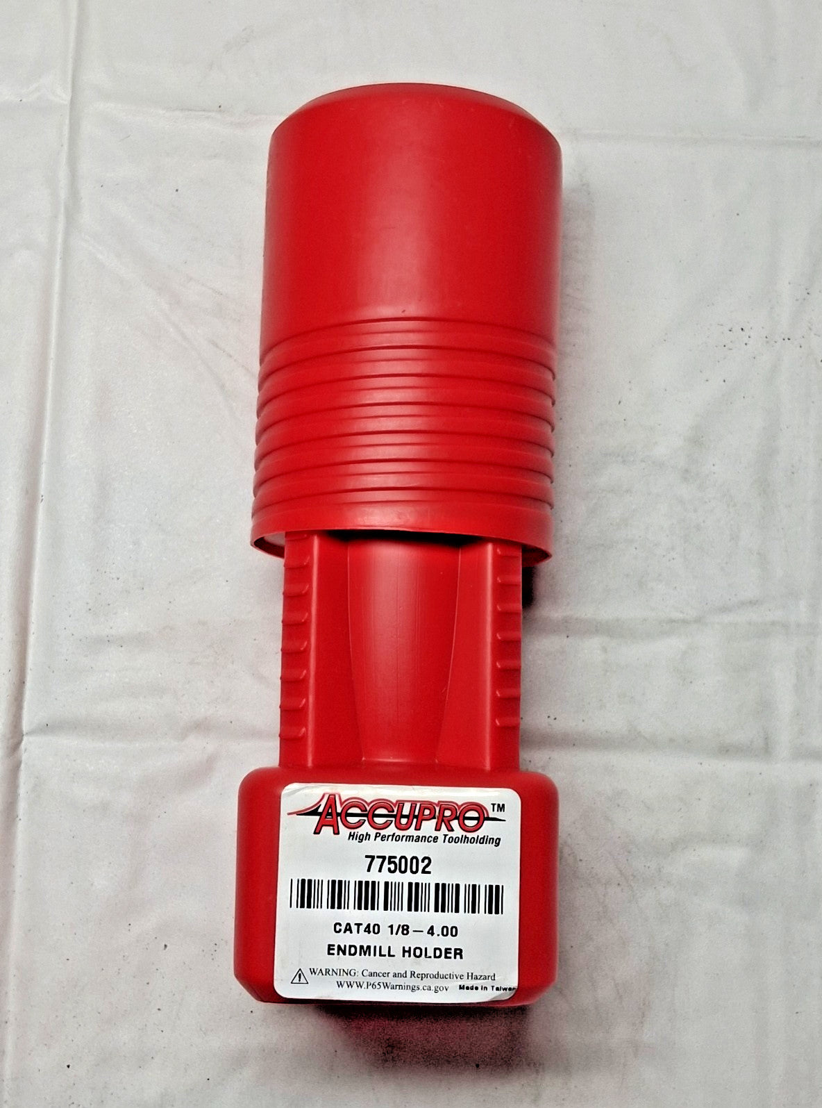 ACCUPRO CAT40 Taper Shank 1/8" Hole End Mill Holder 4" OAL 775002
