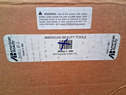 American Beauty General Purpose Solder Pot 600