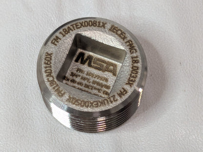 MSA JB5000 Junction Box Conduit Entry Type 3/4"-14 NPT 316 SS 10213892