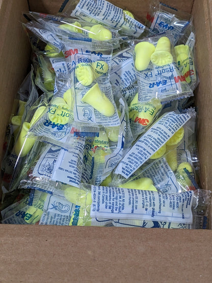 3M Earplugs: 33 dB, Foam, Bell, Roll Down, Uncorded Qty 200 7000029951