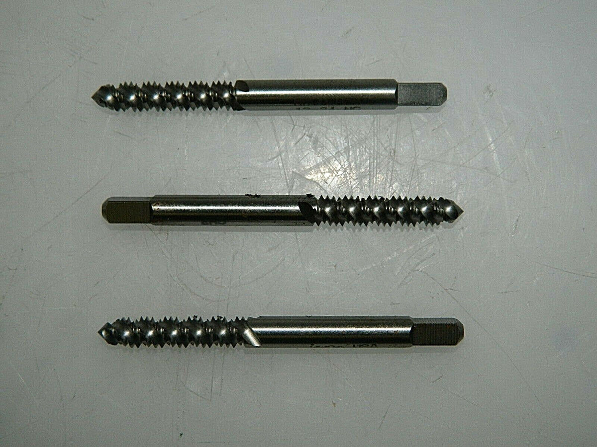 Hanson Whitney Fast Spiral Flute Tap #12-24 UNC 3 Flute H3 QTY 3  7946