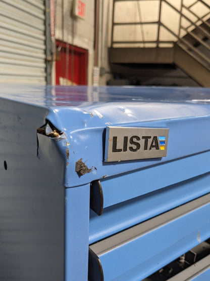 Lista Steel Blue Modular Storage Cabinet 10 Drawer 59 x 40 x 22 Parts / Repair