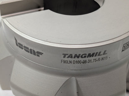 Iscar Indexable Face Mill 3.937"Dia 90D F90LN D100-08-31.75-R-N15 3102405