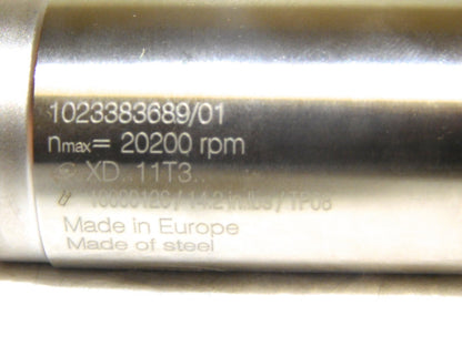 Hertel Indexible Sq Shoulder End Mill 1.25 Dia 1.25 Shank Dia 4.5 OAL 6004695