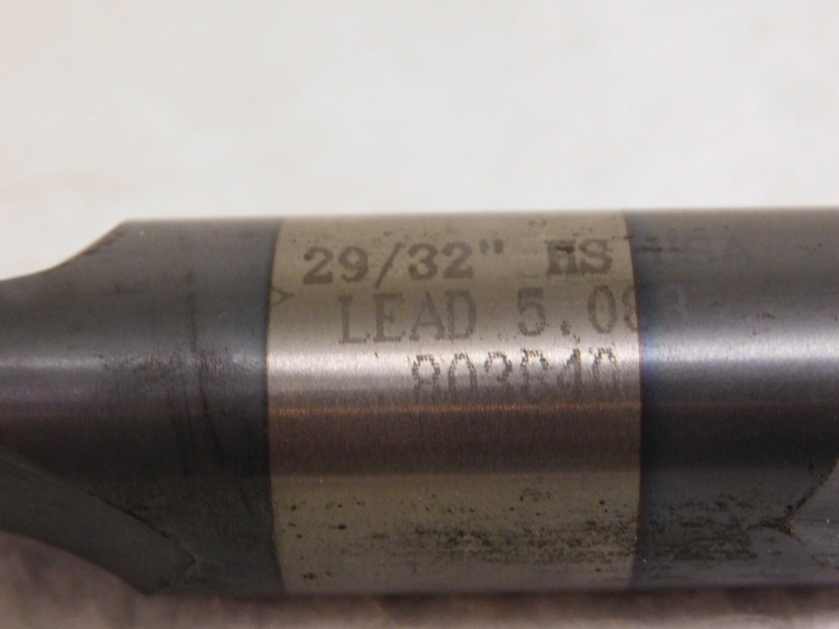Cleveland Center Cut Double End Mill 29/32 Dia 2Fl 1 Shk Dia 6-3/8OAL C33726