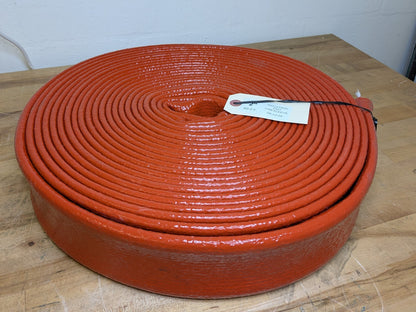 Atlantex Industrial Pyrotex Knit Firesleeve 50 Ft x 2 In Red / Orange PT32100-10