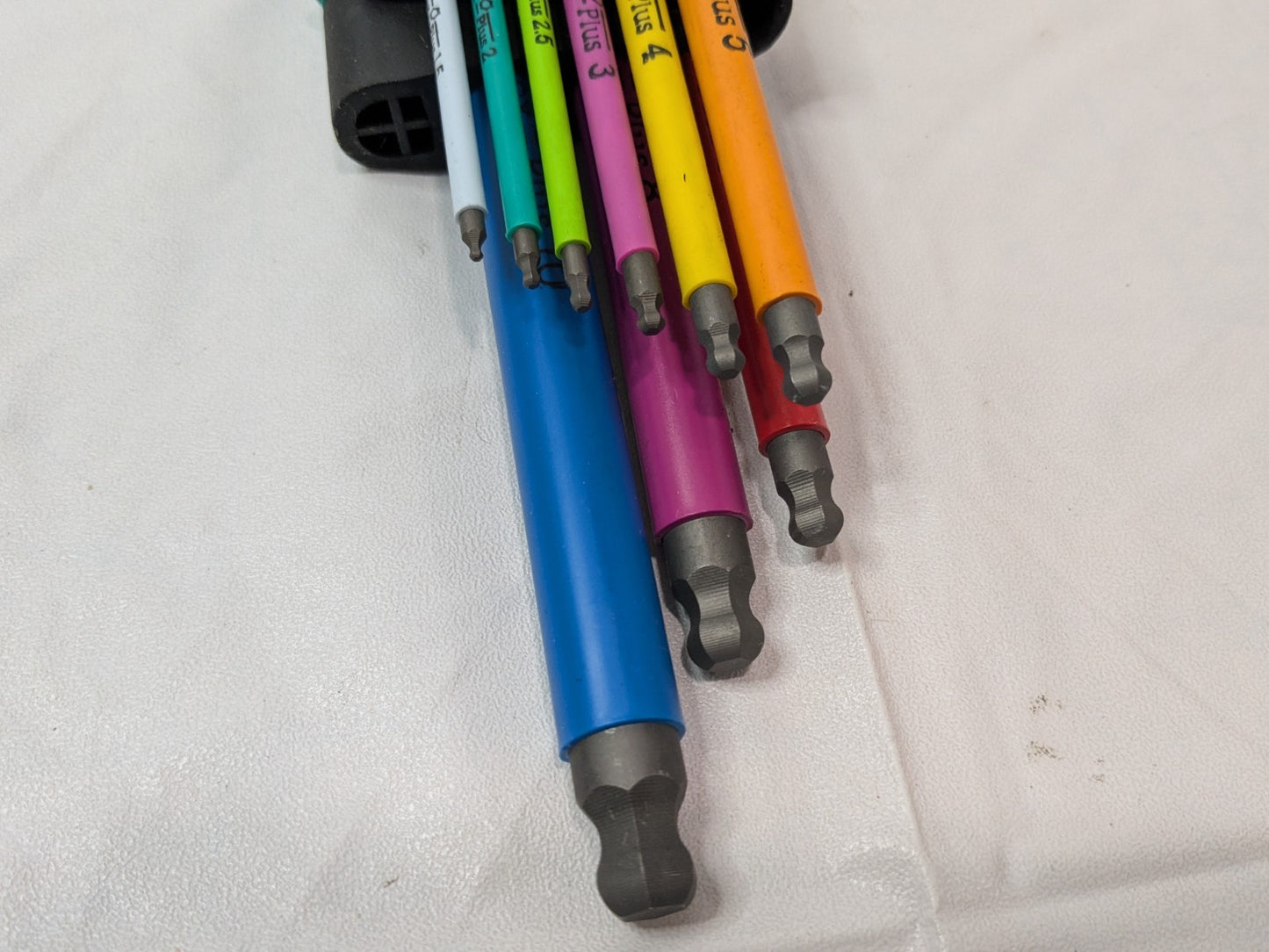 Wera 9 Piece Hex Key Set Ball Color Coded Metric 05022089001