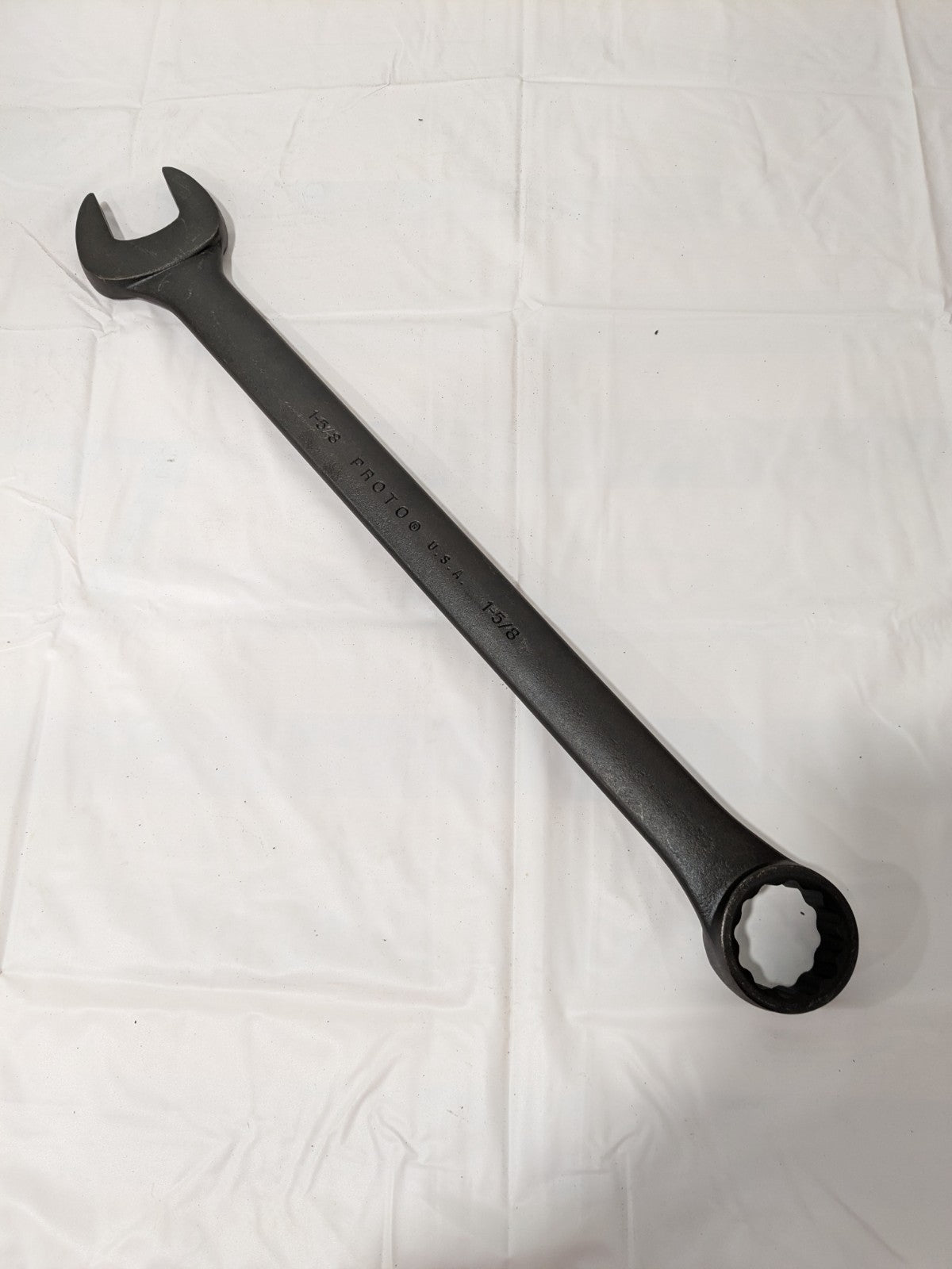 Proto Combination Wrench: 1-5/8" Head Size, 15 deg Offset 23" OAL J125