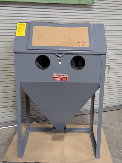 Trinco Model 36 Sandblast Cabinet w/ Dust Collector 36" x 24" x 23" Workspace