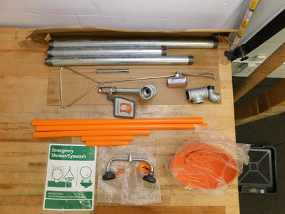 PRO-SAFE Eye &amp; Face Wash Station 1-1/4" Inlet 20 GPM Shower Flow 862054
