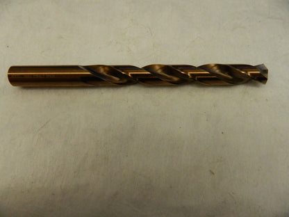 HERTEL Jobber Length Drill Bit: 0.6094 Dia, 135 °, Cobalt 42052