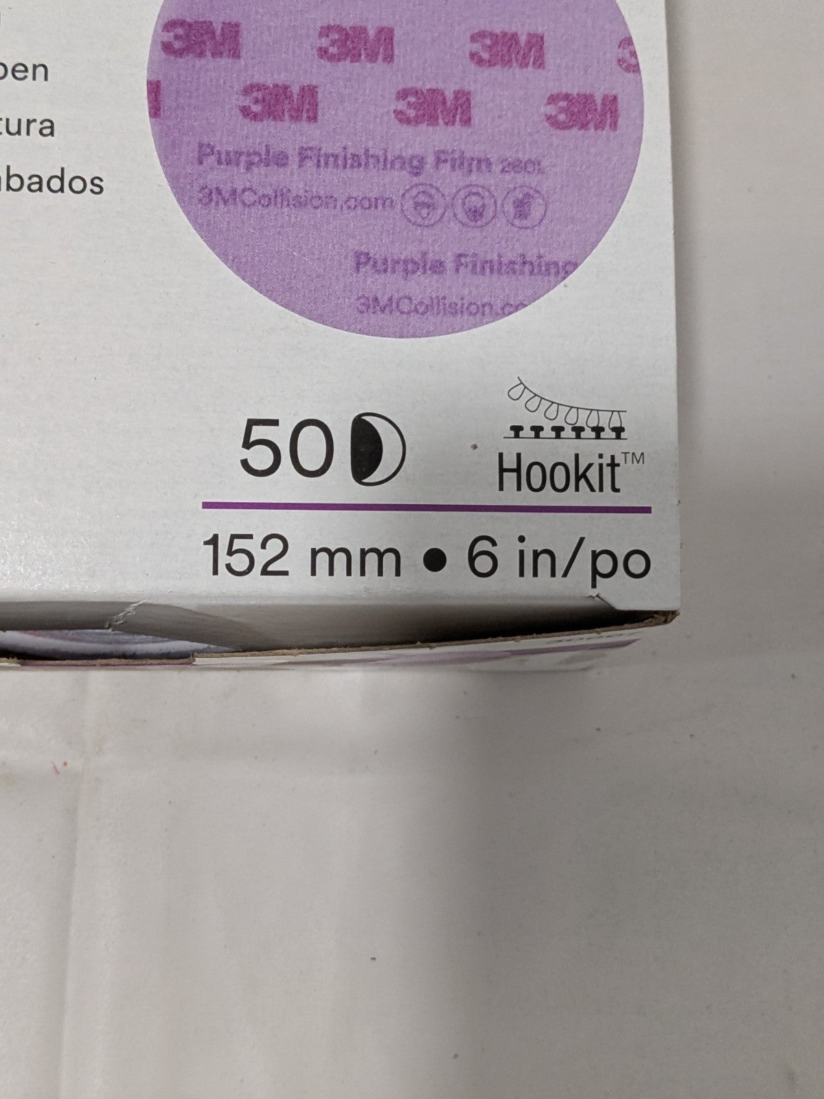 3M Hook & Loop Disc: 6" Dia, 1500 Grit, Coated, AO Box of 50 30667