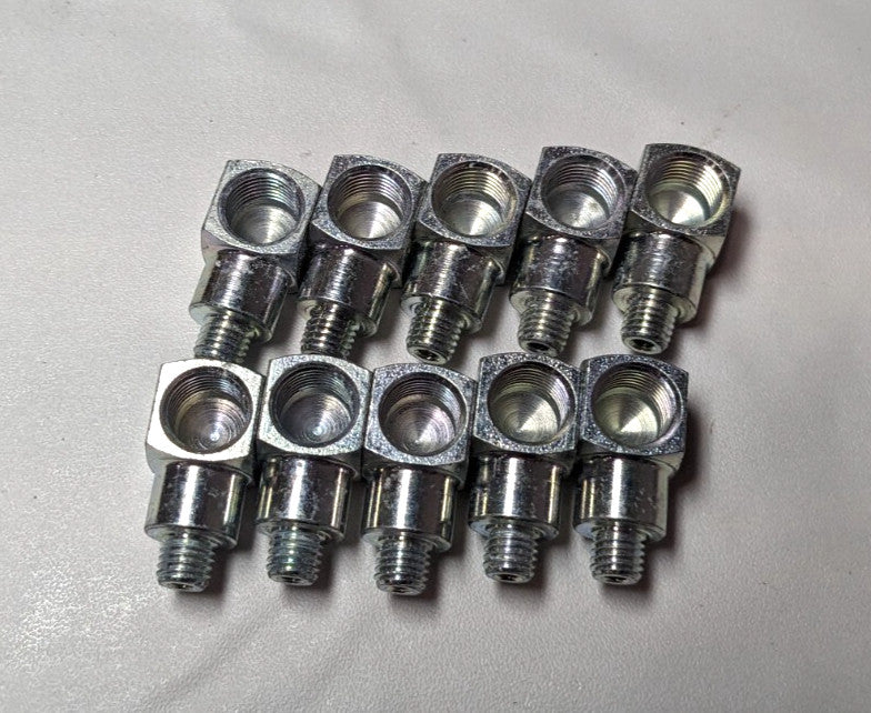 UMETA  Grease Fitting Adapter  90 °  1/4"-28 to  1/8" Female NPT 5546159 *Qty10*