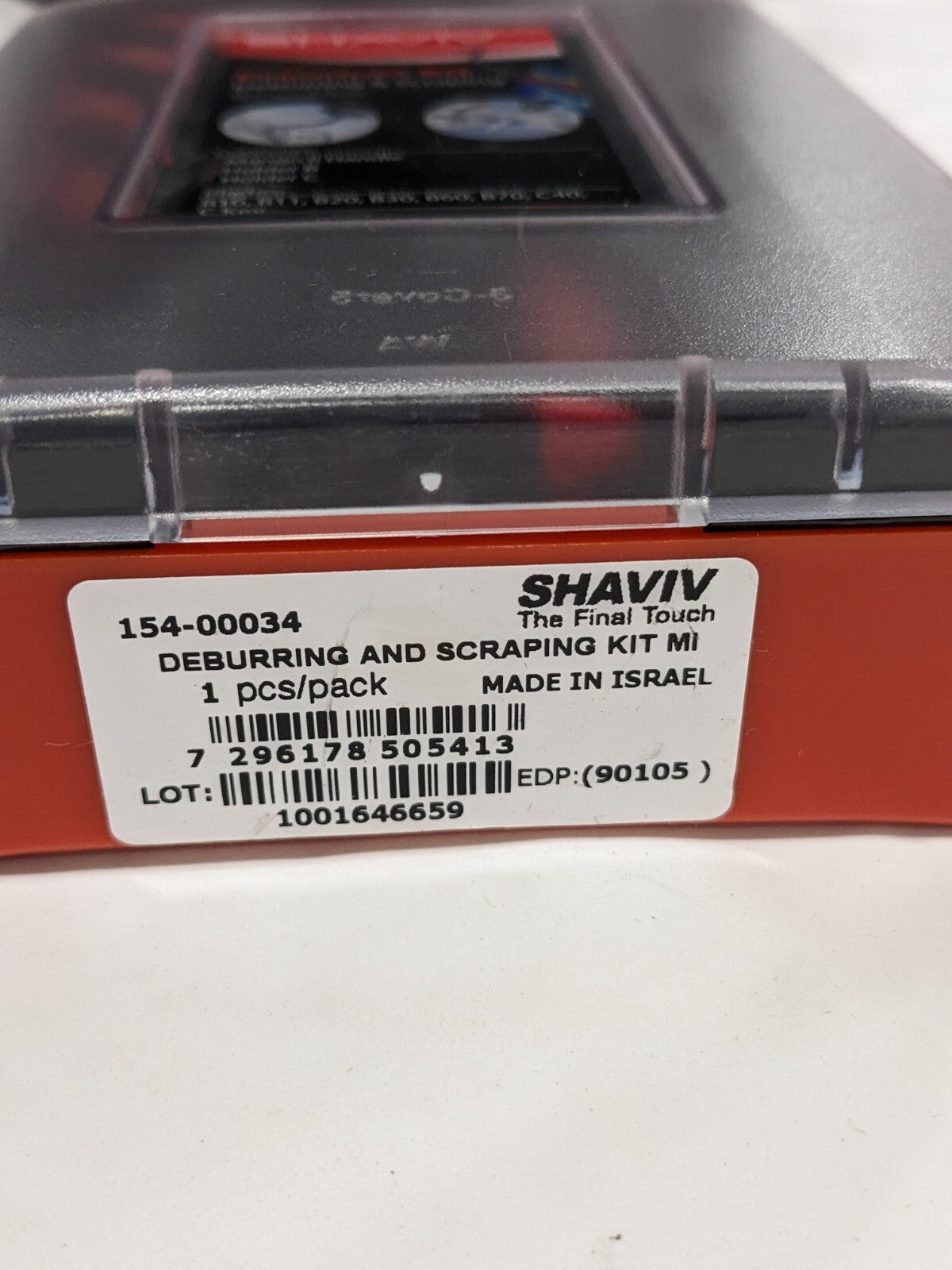 SHAVIV Hand Deburring Tool Set: Deburring & Scraping & HSS 154-00034