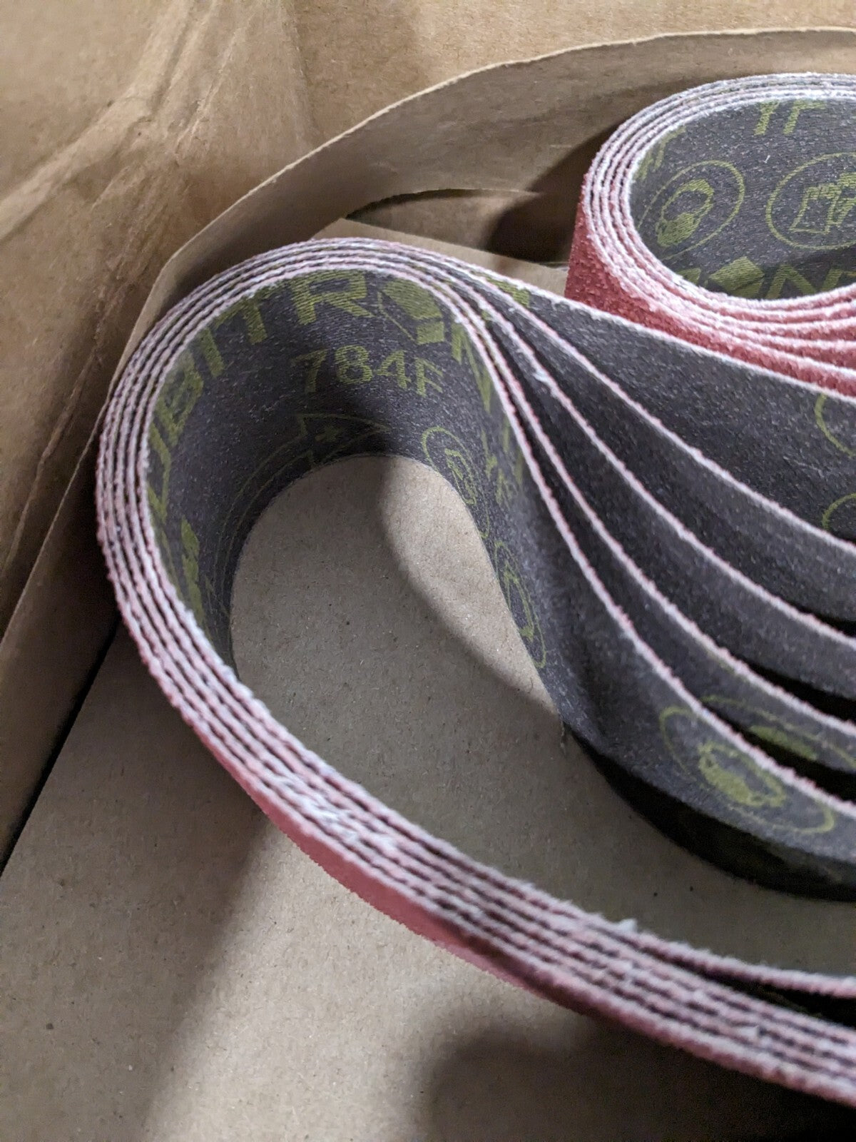 3M Cubitron II Cloth Belt 784F, 50+ YF-weight 2" x 18" Qty 50 71000918