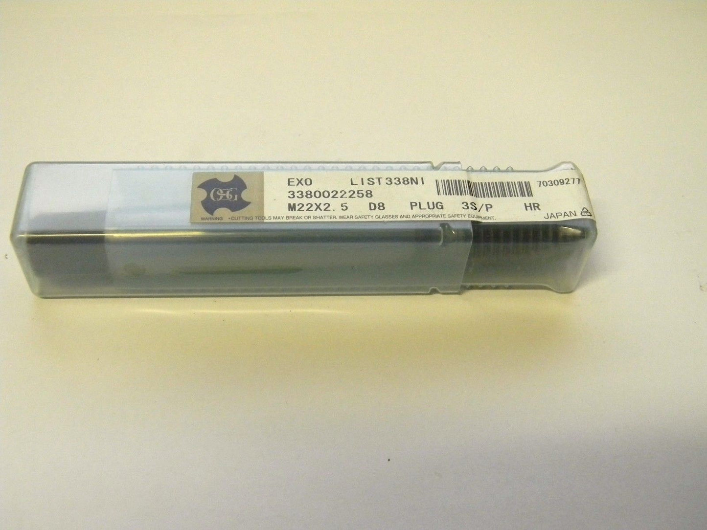 OSG M22 X 2.50mm  3 Fl D8 HR Coated HSS Spiral Point Tap 3380022258