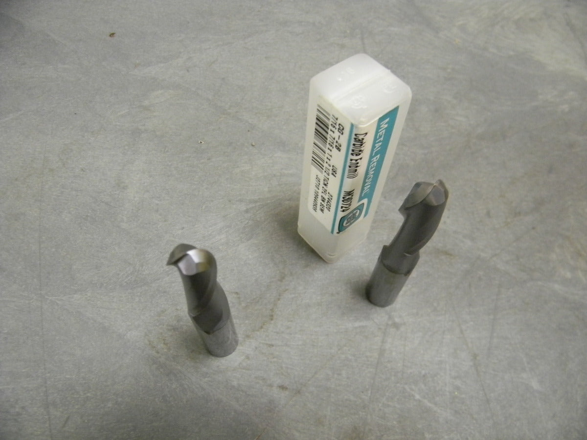 Metal Removal Ball End Mill 7/16" x 1" x 2-1/2" 2F Carb TiCN M307
