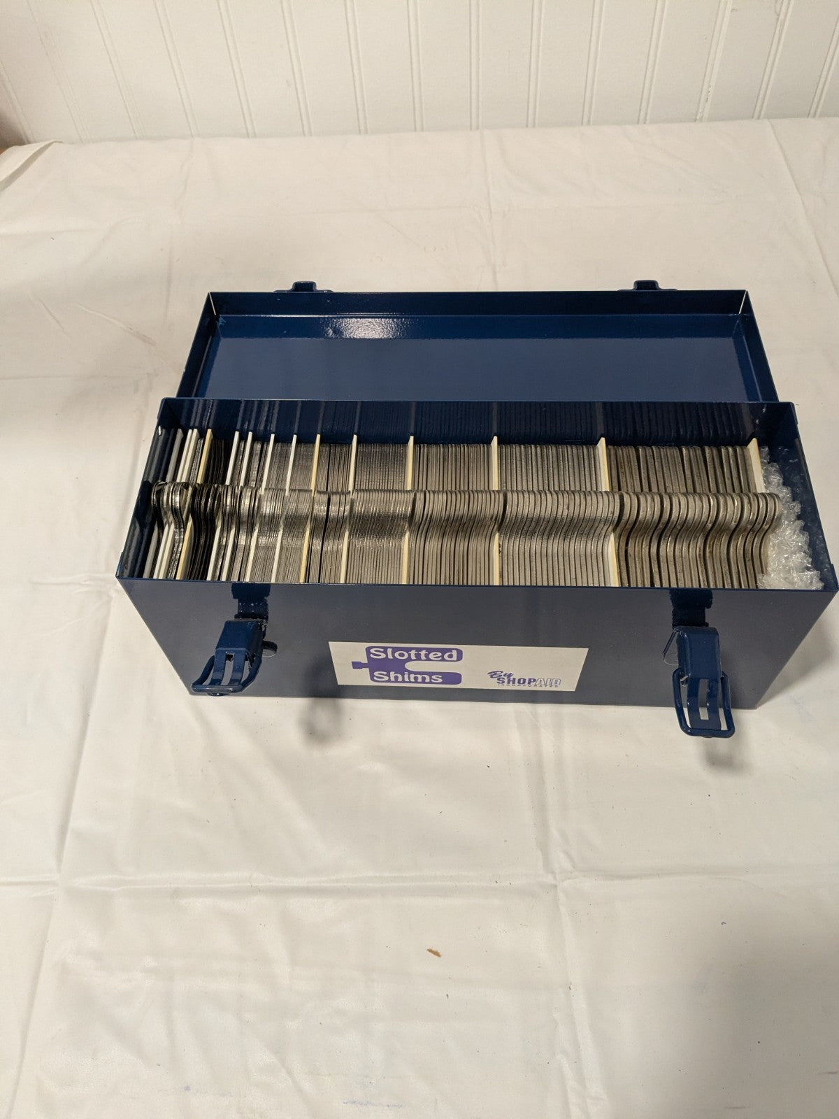 260 Pc Stainless Steel Slotted Shim Assortment , 0.001 to 0.125" Thickness 17200