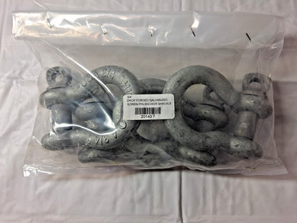 Professional Carbon Steel Anchor Shackles QTY4 20140-7