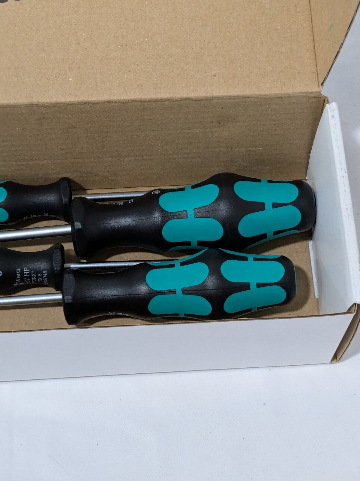 WERA 4 Piece T8 to T25 Torx Driver Set 05345221001 MISSING T20 & T30