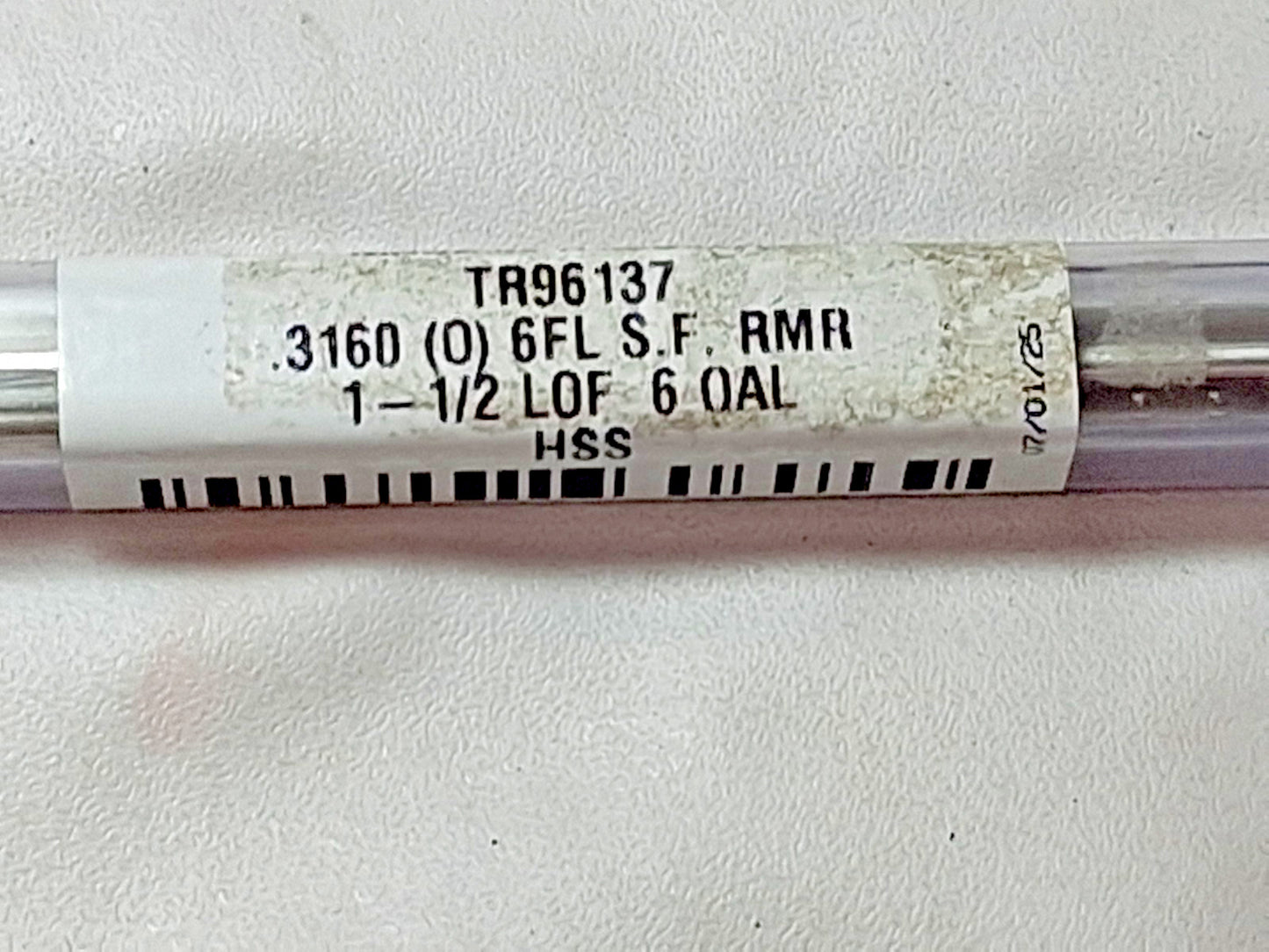 Titan USA Straight FL Chucking Reamer HSS Letter O 6" OAL 1-1/2" FL  TR96137