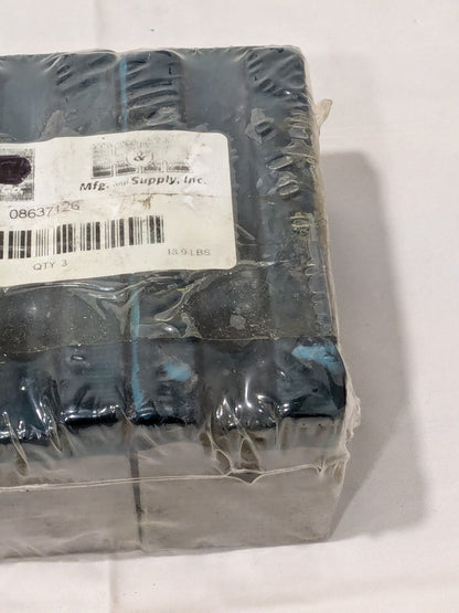 H & R Lathe Chuck Soft Jaws  5-1/4" OAL  Serrated Steel Set of 3 HR112-2.5