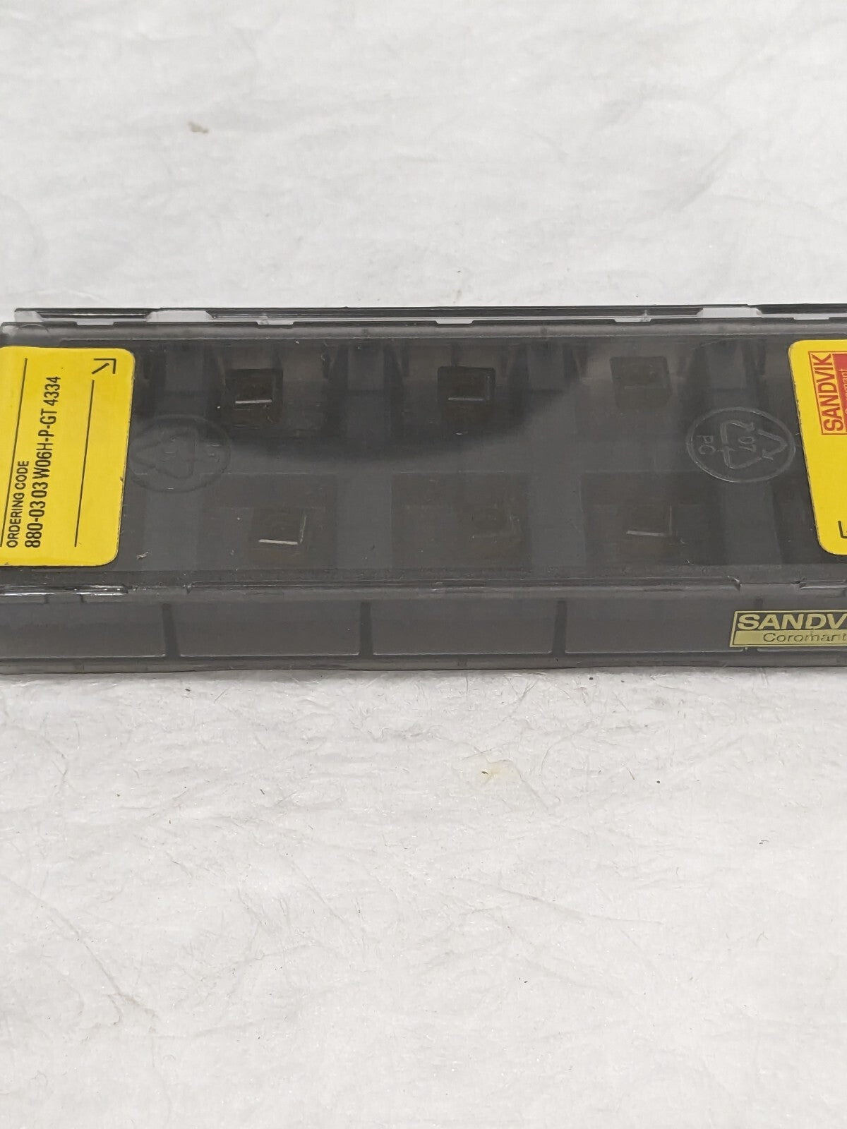 Sandvik Indexable Drill Insert: 880GT 4334, Solid Carbide Qty 10 6633707