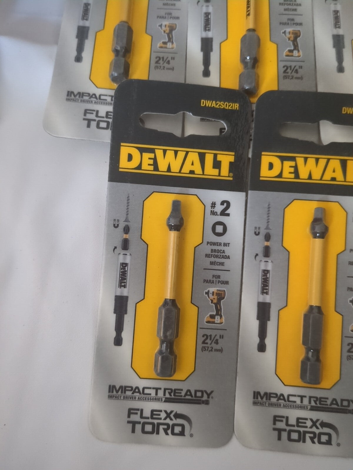 DEWALT ACCESSORIES Imp 5pk of #2 SQ PWR Bits DWA2SQ2IR