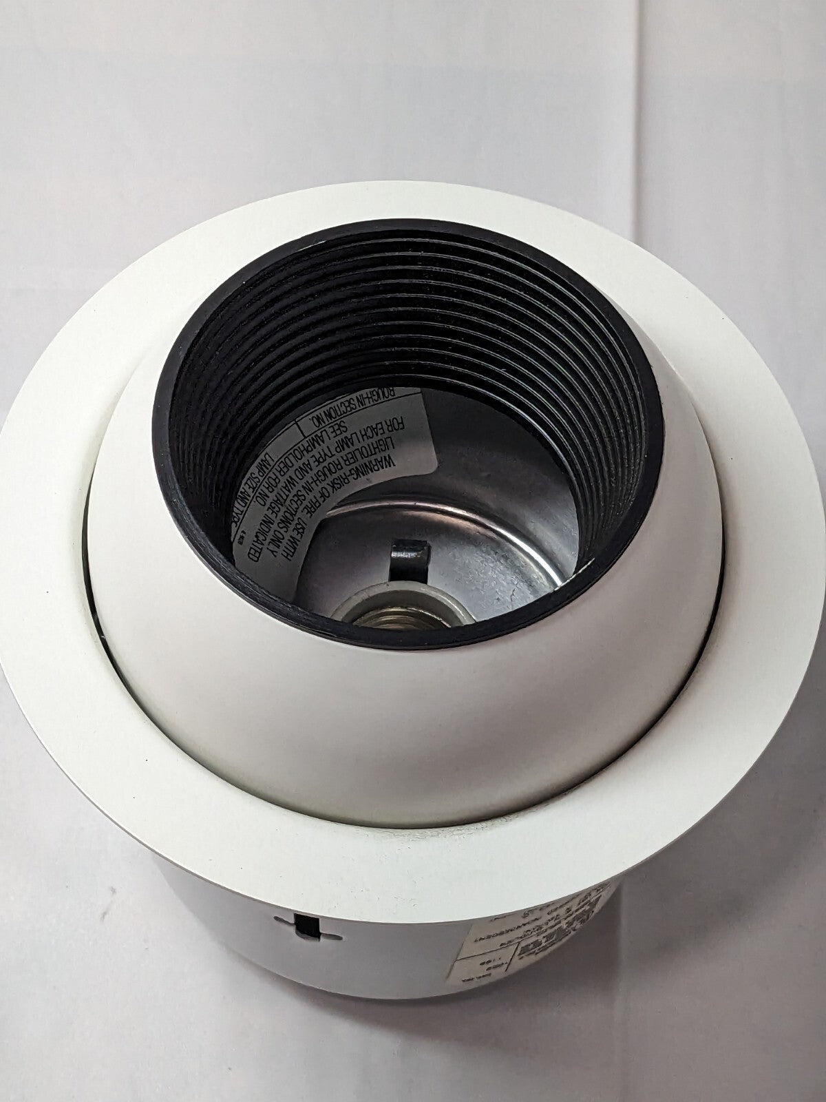 Lightolier 5" Aperture Baffle Eyeball Reflector Trim  1022