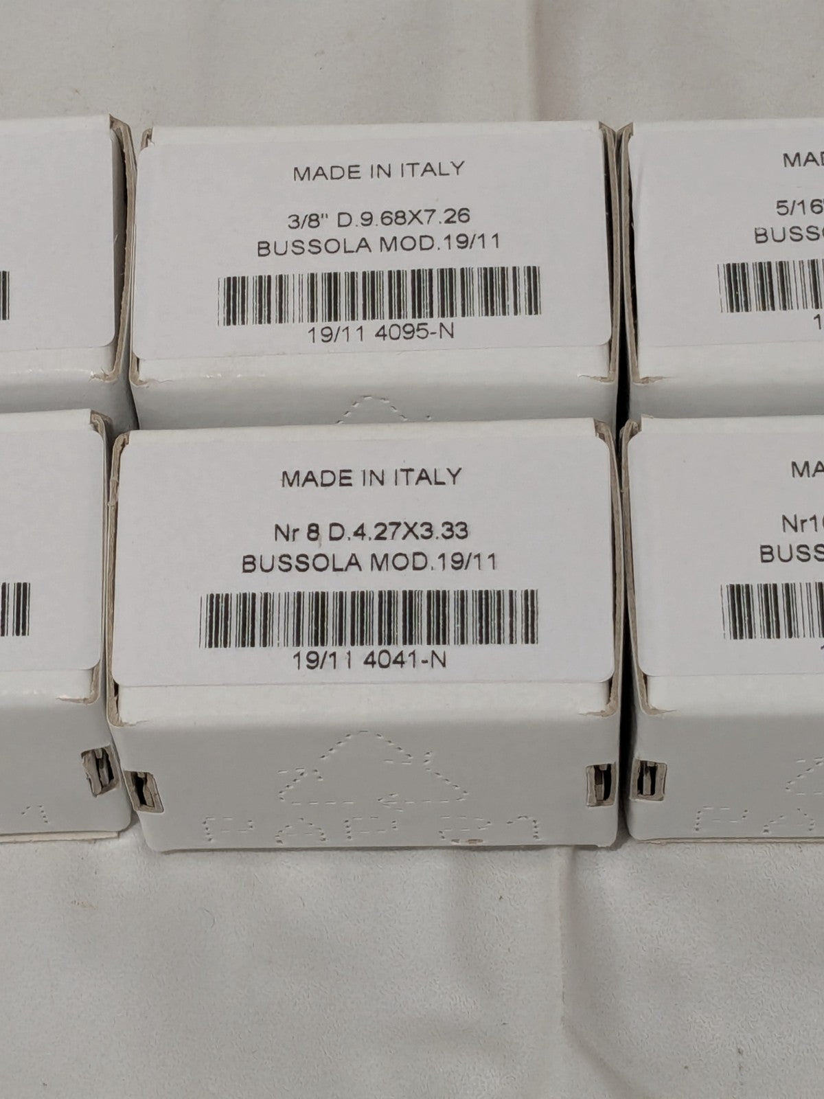 Techniks Collet Set: 8 Pc, Series ANSI 1 19/11-SET INCOMPLETE