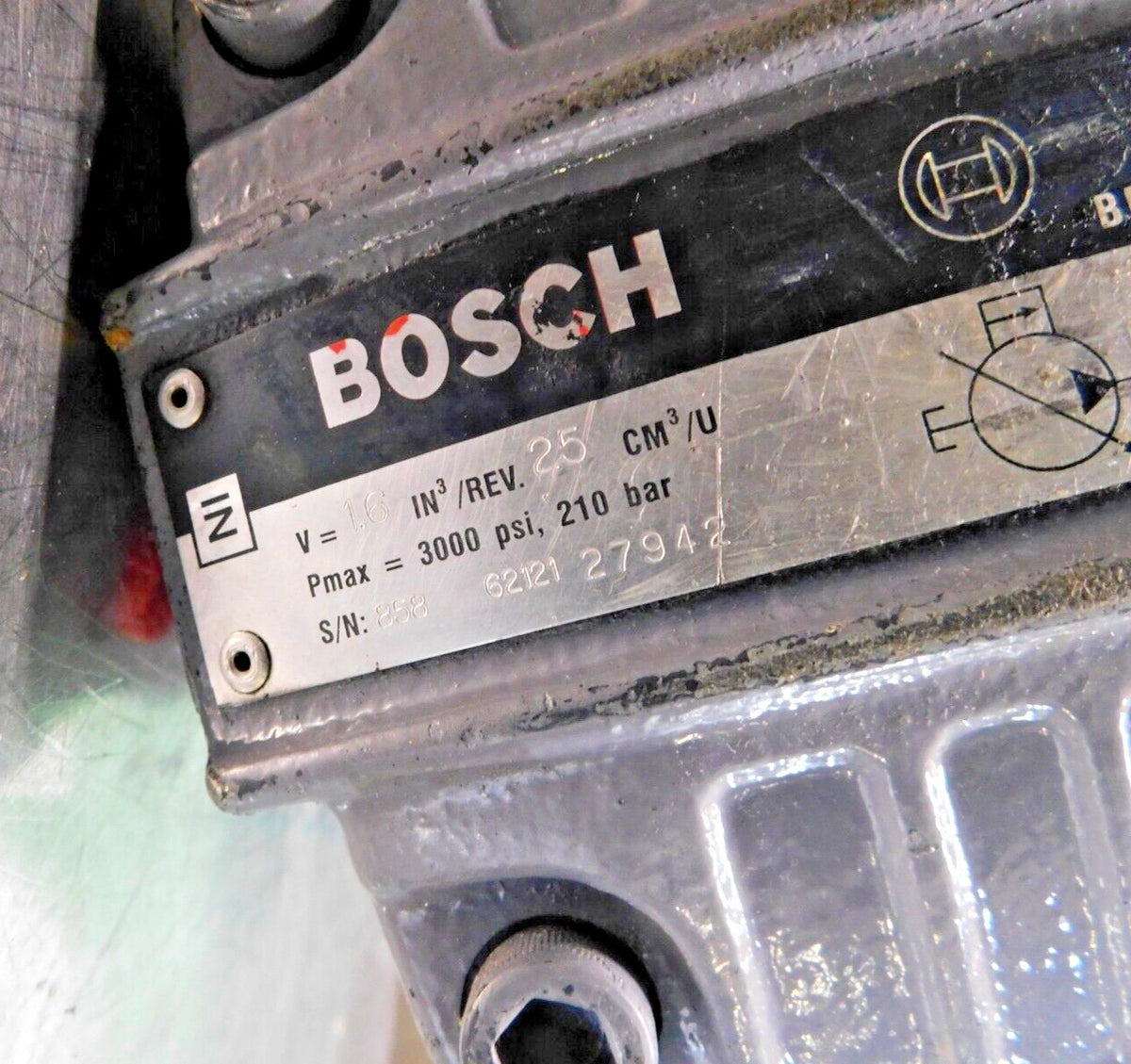 BOSCH Variable Displacement Vane Pump 3000 PSI X 210 bar 0513400212 PARTS/REPAIR