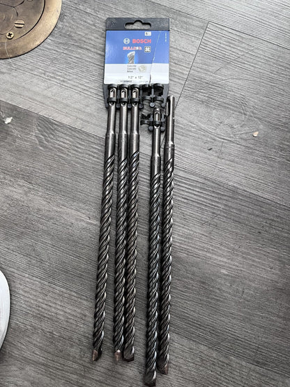 Bosch 1/2" Diam, SDS-Plus Shank, Carbide-Tipped Rotary & Hammer Drill Bit 5PC