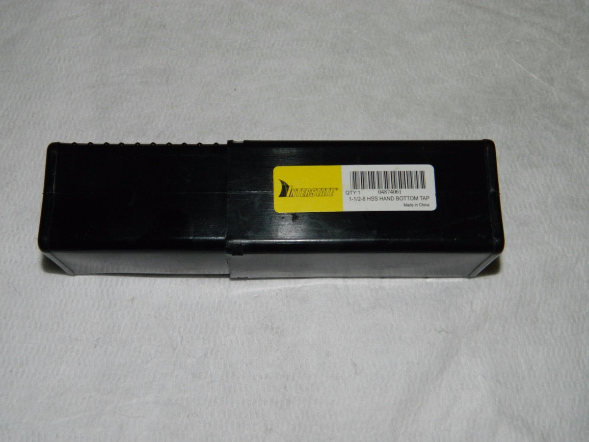Interstate Straight Flute Standard Hand Tap 1-1/2 - 8 UNS 6FL HSS #04874061