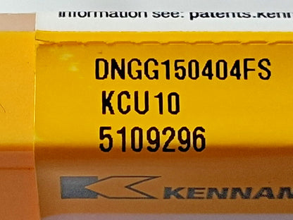 Kennametal Carbide Turning Inserts QTY5 DNGG431FS KCU10 5109296