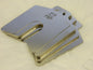 Shim Stock: qty 20 0.01'' Thick, 2'' Long, 2" Wide, Stainless Steel 42230