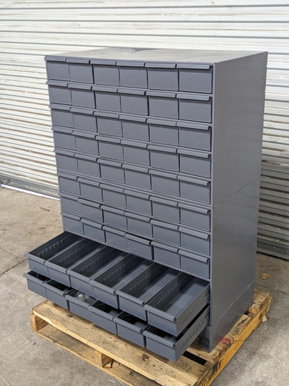 Durham 028-95 Steel Bin Storage Cabinet 60 Drawer 48 x 34 x 17 Parts / Repair